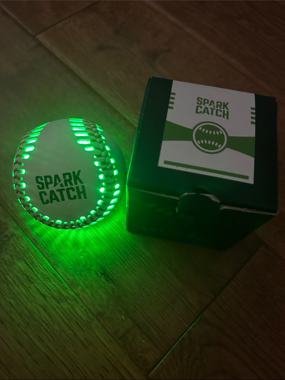 Spark Catch light up baseball